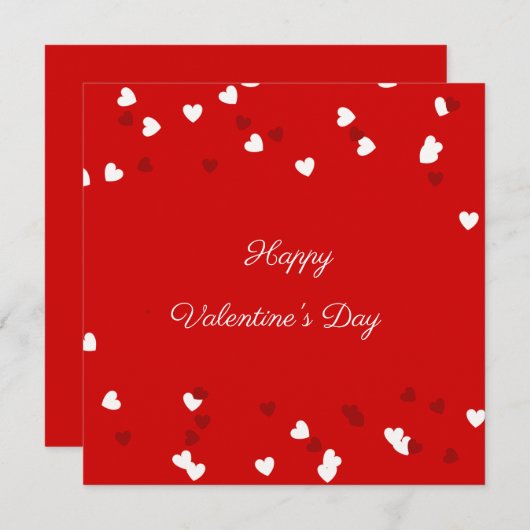 Gratis Valentijn's Day Prints voor iedereen Feestdagenkaart (Voorkant / Achterkant)