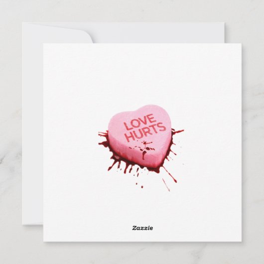 Gratis Valentijnsdag Prints voor iedereen Feestdagenkaart (Achterkant)