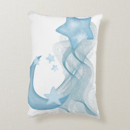 Gratis Verzending Whimsical Star & Maan Waterverf Accent Kussen