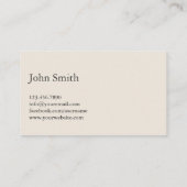 Gratis Visitekaartje voor het schrijven van script (Achterkant)