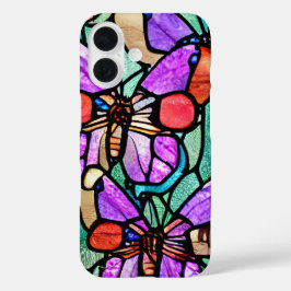Gratis vlinder tumbler sublimatie ontwerp iPhone 16 Hoesje