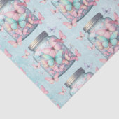 Gratis Vlinders in een Pot Patroon Tissuepapier (Detail)
