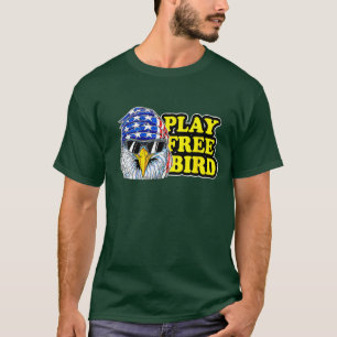 Gratis Vogel Eagle American Flag Patriotic 4th O T-shirt