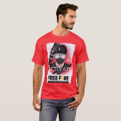 Gratis vuur Games grappig T-shirt (Voorkant volledig)