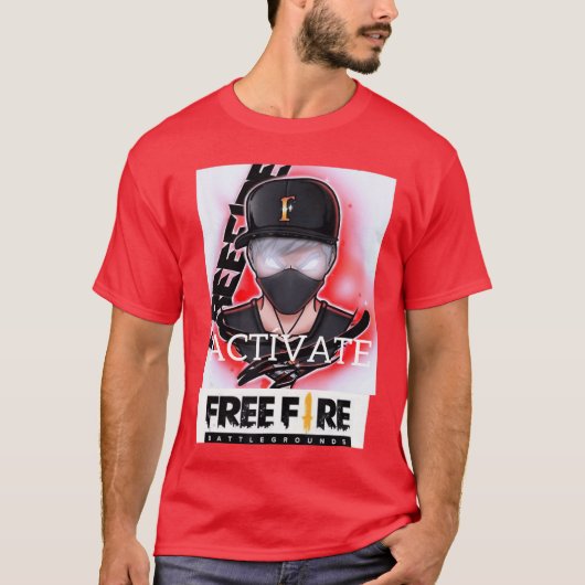 Gratis vuur Games grappig T-shirt (Voorkant)