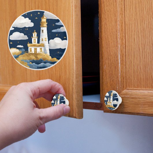 Gratis Vuurtoren Keramische Knop