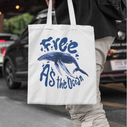 Gratis walvis tote bag