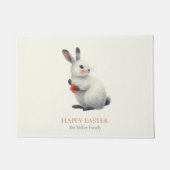 Gratis Waterverf Konijn Weide Pasen Deurmat (Voorkant)