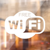 Gratis Wi-fi Raamsticker (Vel 2)