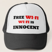 Gratis Wi-Fi Wi-Fi Is Onschuldig Trucker Pet (Voorkant)