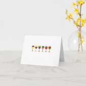 gratis wijnkaart kaart (Gele Bloem)