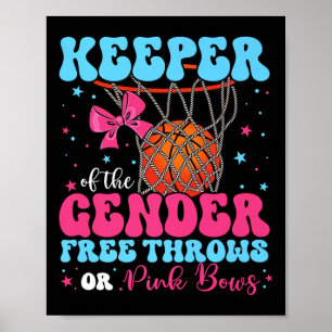 Gratis worpen of roze bogen Keeper van de Gender R Poster