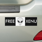 Gratis Xenu Bumpersticker (Op auto)
