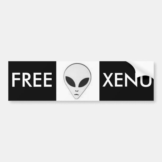Gratis Xenu Bumpersticker (Voorkant)