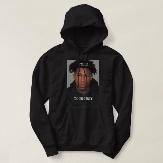 Gratis Youngboy NBA Youngboy heeft nooit nog een l Hoodie (Design voorkant)