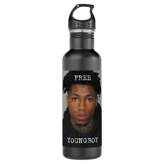 Gratis Youngboy NBA Youngboy heeft nooit nog een l Waterfles (Voorkant)