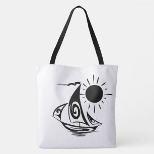 Gratis Zeilboot Luie Dag Tote Bag