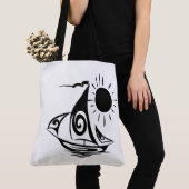 Gratis Zeilboot Luie Dag Tote Bag (Dichtbij)