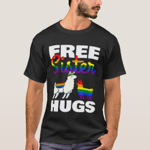 Gratis Zus Knuffels Homoseksueel Lesbienne Transge T-shirt