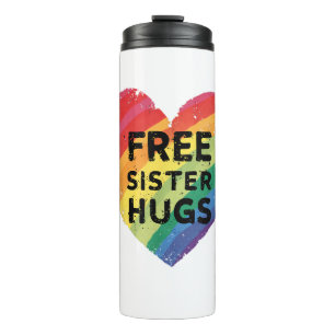 Gratis Zus Knuffels LGBT Homoseksuele Lesbische Tr Thermosbeker