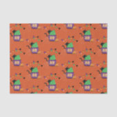 Gratis Zwarte Katten Tissue Papier voor Halloween (Voorkant)