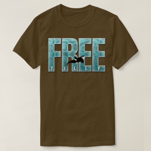 GRATIS zwarte vis — walvis — Red de Wh T-shirt (Design voorkant)