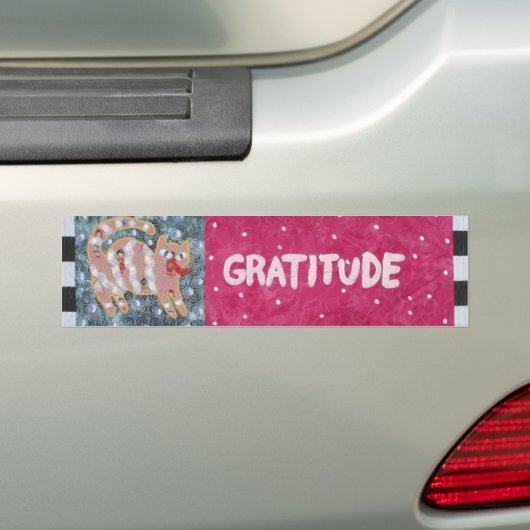 Gratitiude Bumpersticker (Op auto)