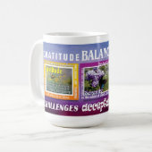 gratitude 12-step butterfly slogans mug koffiemok (Voorkant links)