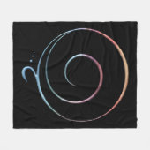 Gratitude 1 fleece deken (Voorkant (Horizontaal))