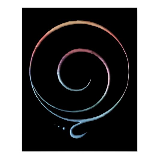 Gratitude 1 perfect poster (Voorkant)