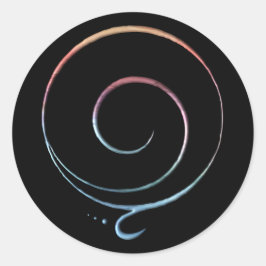 Gratitude 1 ronde sticker