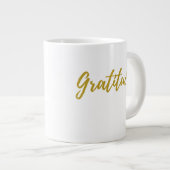 Gratitude 20 oz Jumbo Mok (Voorkant rechts)