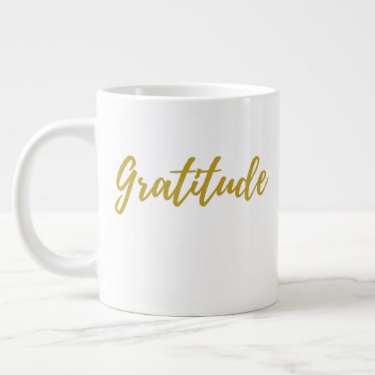 Gratitude 20 oz Jumbo Mok (Links)