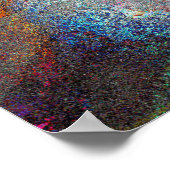 "Gratitude" Abstracte Chakra Meditation Art Poster (Hoek)