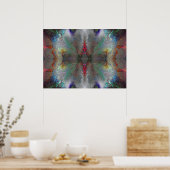 "Gratitude" Abstracte Chakra Meditation Art Poster (Keuken)
