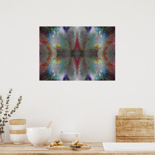 "Gratitude" Abstracte Chakra Meditation Art Poster (Keuken)