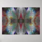 "Gratitude" Abstracte Chakra Meditation Art Poster (Voorkant)
