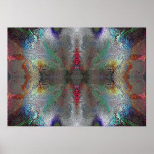 "Gratitude" Abstracte Chakra Meditation Art Poster