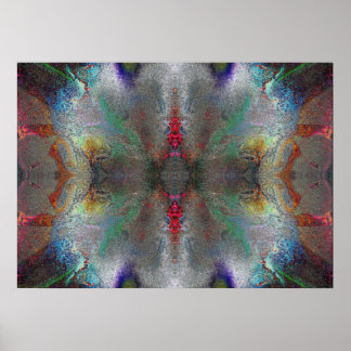 "Gratitude" Abstracte Chakra Meditation Art Poster