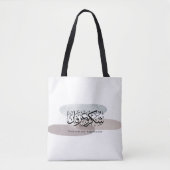 Gratitude and Appreciation Arabic Calligraphy art  Tote Bag (Voorkant)