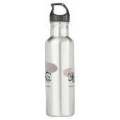 Gratitude and Appreciation Arabic Calligraphy art  Waterfles (Achterkant)