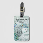 Gratitude Bagagelabel (Voorkant (verticaal))