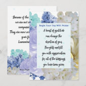 Gratitude Bible Verse-geheugenkaart Kaart (Voorkant / Achterkant)