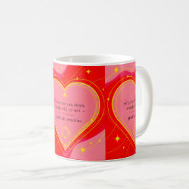 Gratitude blijft™: Liefde & Intentie Affirmatie Koffiemok