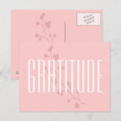 Gratitude Briefkaart (Voorkant / Achterkant)