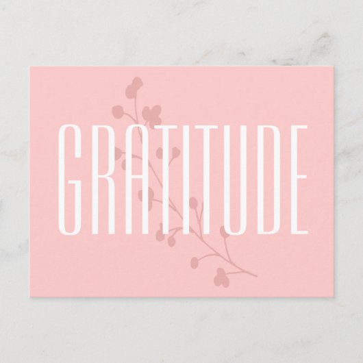 Gratitude Briefkaart (Voorkant)
