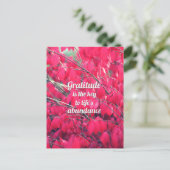 Gratitude Briefkaart (Staand voorkant)