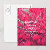 Gratitude Briefkaart (Voorkant / Achterkant)