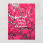 Gratitude Briefkaart (Voorkant)