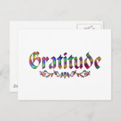Gratitude Briefkaart (Voorkant / Achterkant)